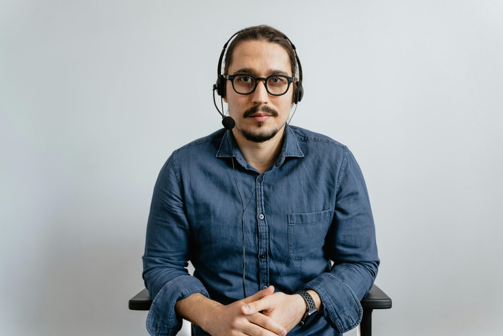 Person meditating peacefully